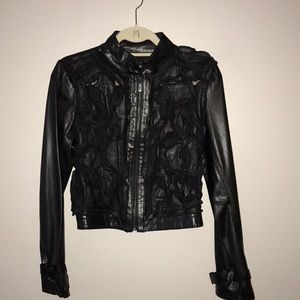 BEBE faux leather jacket